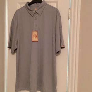 Red Kap short sleeve gray polo.